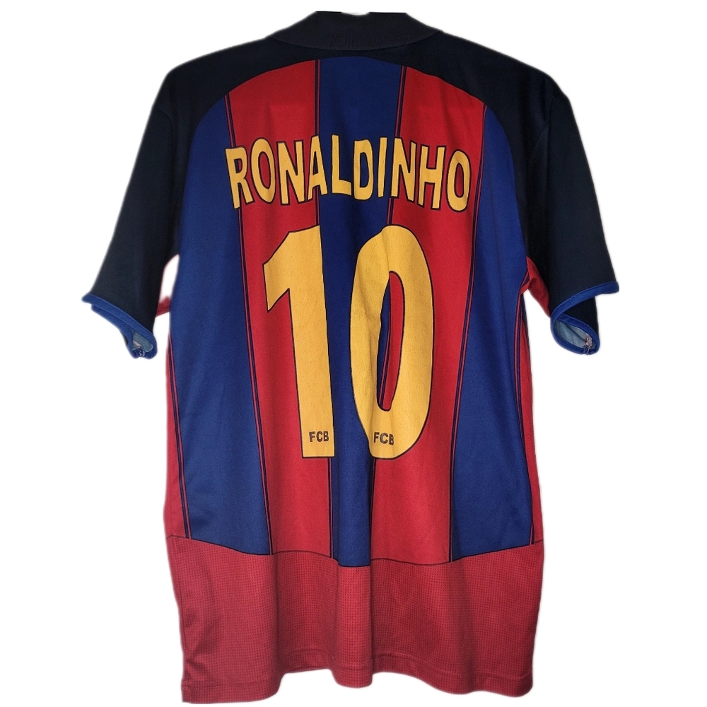 Ronaldinho Fc Barcelona Vintage Jersey 2003-2004 Season